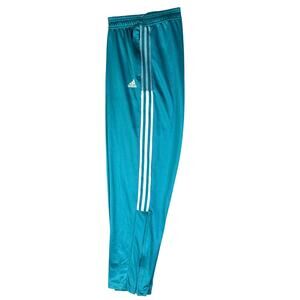 Adidas Tiro Track Soccer Training Pants Activewear Teal White Womens 2XL‎ 24-26